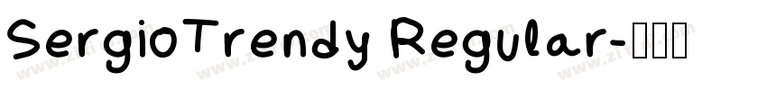 SergioTrendy Regular字体转换